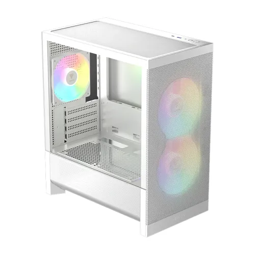 Case GAMDIAS AURA GC15M White | Micro Tower | Kính Cường Lực | GAMDIAS